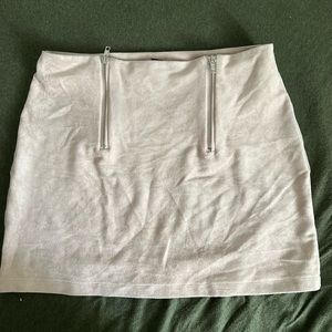 Forever 21 double zipper skirt